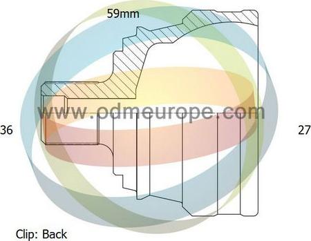 4X4 ESTANFI EST-12-211451 - Jeu de joints, arbre de transmission cwaw.fr