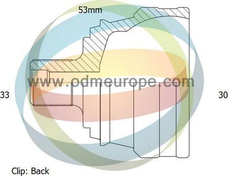 4X4 ESTANFI EST-12-211603 - Jeu de joints, arbre de transmission cwaw.fr