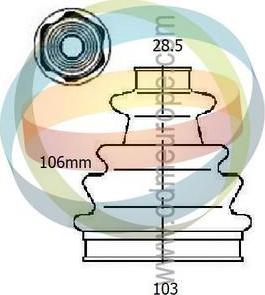 4X4 ESTANFI EST-21-990418 - Joint-soufflet, arbre de commande cwaw.fr