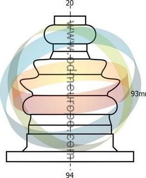 4X4 ESTANFI EST-21-990019 - Joint-soufflet, arbre de commande cwaw.fr