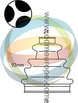 4X4 ESTANFI EST-21-990133 - Joint-soufflet, arbre de commande cwaw.fr