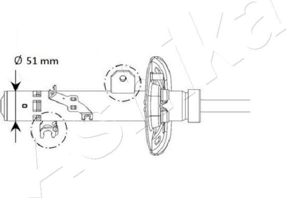 4X4 ESTANFI EST-MA-01131 - Amortisseur cwaw.fr