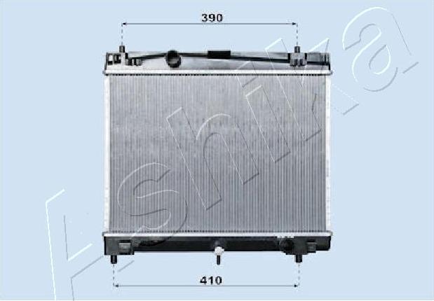 4X4 ESTANFI EST-RDA153010 - Radiateur, refroidissement du moteur cwaw.fr