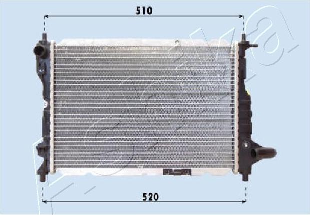 4X4 ESTANFI EST-RDA313024 - Radiateur, refroidissement du moteur cwaw.fr