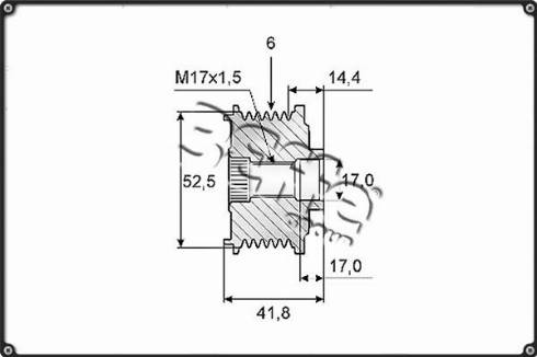 3Effe Group F0199G - Poulie, alternateur cwaw.fr