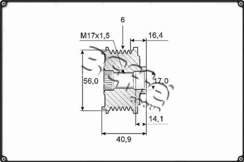 3Effe Group F0178G - Poulie, alternateur cwaw.fr