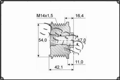 3Effe Group F0240G - Poulie, alternateur cwaw.fr