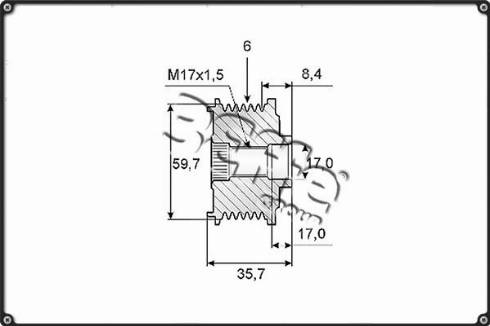 3Effe Group F0202G - Poulie, alternateur cwaw.fr