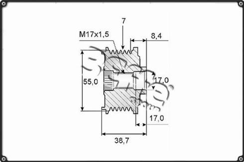 3Effe Group F0221G - Poulie, alternateur cwaw.fr