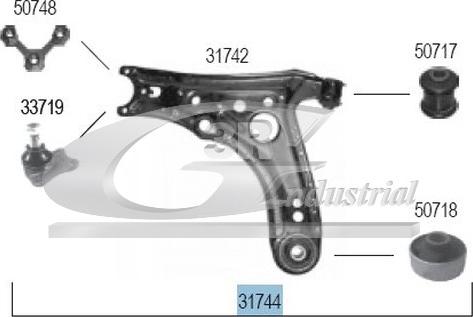 3RG 31744 - Bras de liaison, suspension de roue cwaw.fr