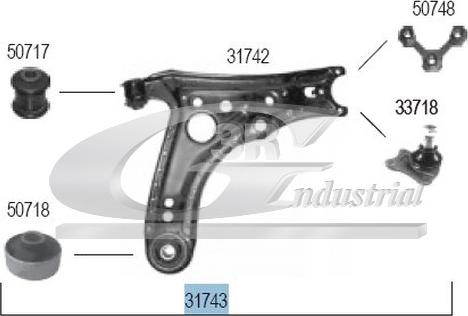 3RG 31743 - Bras de liaison, suspension de roue cwaw.fr