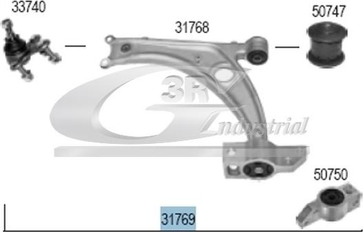 3RG 31769 - Bras de liaison, suspension de roue cwaw.fr