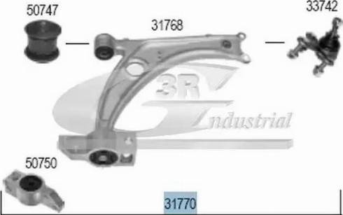 3RG 31770 - Bras de liaison, suspension de roue cwaw.fr