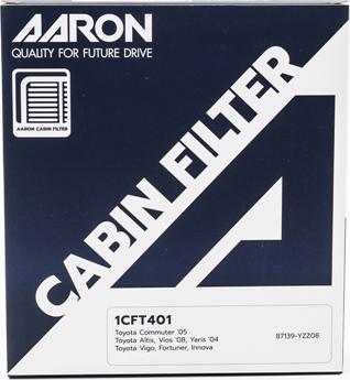 AARON 1CFT401 - Filtre, air de l'habitacle cwaw.fr