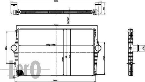 ABAKUS 052-018-0002 - Intercooler, échangeur cwaw.fr