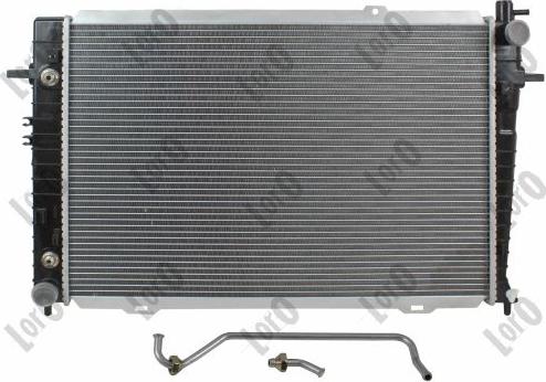 ABAKUS 019-017-0019-B - Radiateur, refroidissement du moteur cwaw.fr