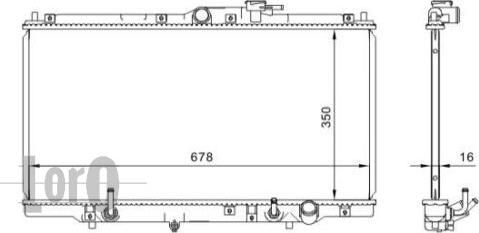 ABAKUS 018-017-0009 - Radiateur, refroidissement du moteur cwaw.fr