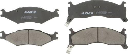 ABE C10302ABE - Kit de plaquettes de frein, frein à disque cwaw.fr