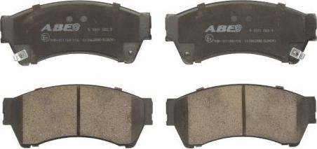 ABE C13062ABE - Kit de plaquettes de frein, frein à disque cwaw.fr