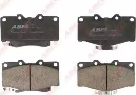 ABE C12054ABE - Kit de plaquettes de frein, frein à disque cwaw.fr