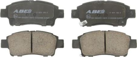 ABE C12084ABE - Kit de plaquettes de frein, frein à disque cwaw.fr