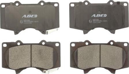 ABE C12111ABE - Kit de plaquettes de frein, frein à disque cwaw.fr