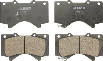 ABE C12129ABE - Kit de plaquettes de frein, frein à disque cwaw.fr