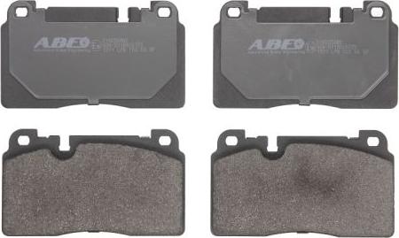 ABE C1A055ABE - Kit de plaquettes de frein, frein à disque cwaw.fr