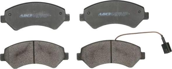 ABE C1F058ABE - Kit de plaquettes de frein, frein à disque cwaw.fr