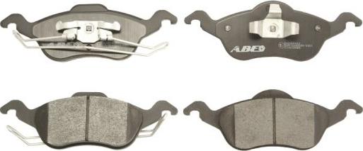 ABE C1G033ABE - Kit de plaquettes de frein, frein à disque cwaw.fr