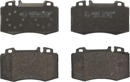 ABE C1M058ABE - Kit de plaquettes de frein, frein à disque cwaw.fr