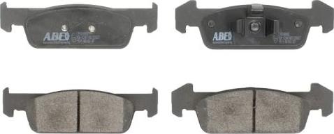 ABE C1R048ABE - Kit de plaquettes de frein, frein à disque cwaw.fr