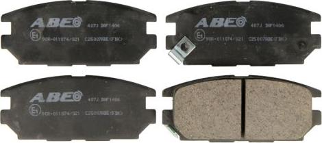 ABE C25007ABE - Kit de plaquettes de frein, frein à disque cwaw.fr