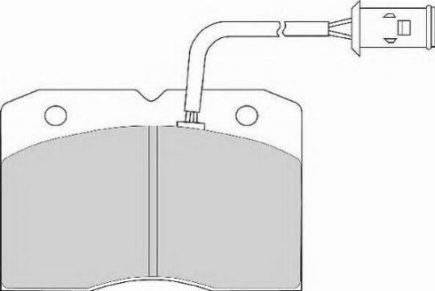 ABEX AVR105 - Kit de plaquettes de frein, frein à disque cwaw.fr