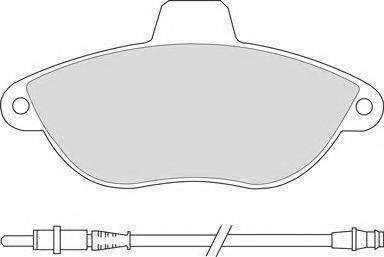 ABEX AVR101 - Kit de plaquettes de frein, frein à disque cwaw.fr