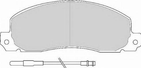 ABEX AVR110 - Kit de plaquettes de frein, frein à disque cwaw.fr