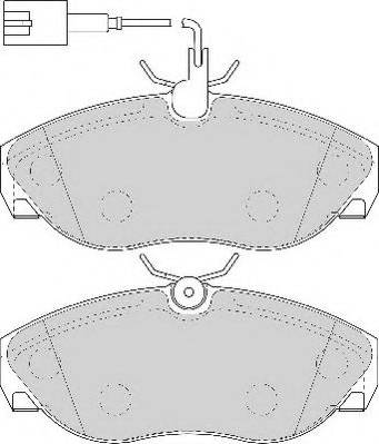 ABEX AVR118 - Kit de plaquettes de frein, frein à disque cwaw.fr