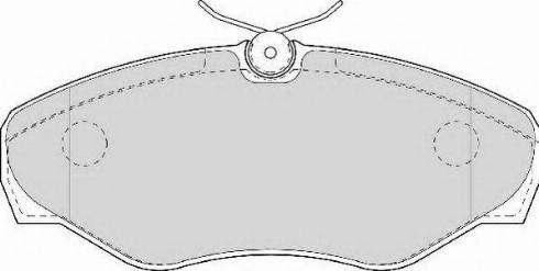 ABEX AVR124 - Kit de plaquettes de frein, frein à disque cwaw.fr