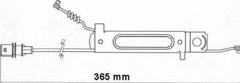 ABEX FAI175 - Contact d'avertissement, usure des plaquettes de frein cwaw.fr