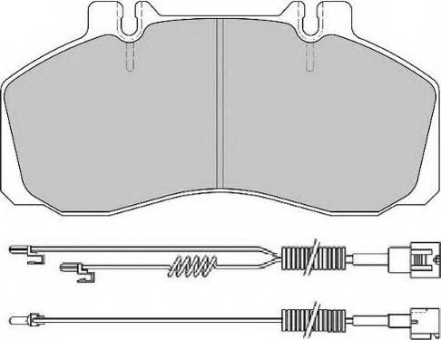 Jurid 2906504020 - Kit de plaquettes de frein, frein à disque cwaw.fr