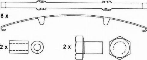 ABEX G6517 - Kit de plaquettes de frein, frein à disque cwaw.fr