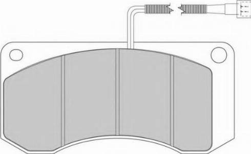 ABEX G6611 - Kit de plaquettes de frein, frein à disque cwaw.fr