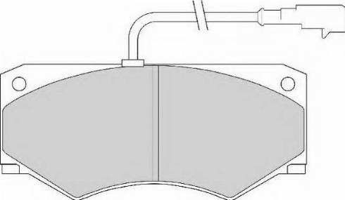 ABEX G6804 - Kit de plaquettes de frein, frein à disque cwaw.fr