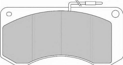 ABEX G6396 - Kit de plaquettes de frein, frein à disque cwaw.fr