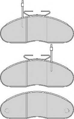 ABEX G6304 - Kit de plaquettes de frein, frein à disque cwaw.fr