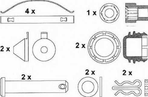 ABEX G6796FE - Kit de plaquettes de frein, frein à disque cwaw.fr