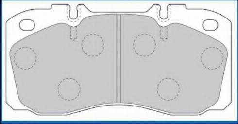 ABEX G6727 - Kit de plaquettes de frein, frein à disque cwaw.fr