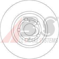 A.B.S. 17510 OE - Disque de frein cwaw.fr