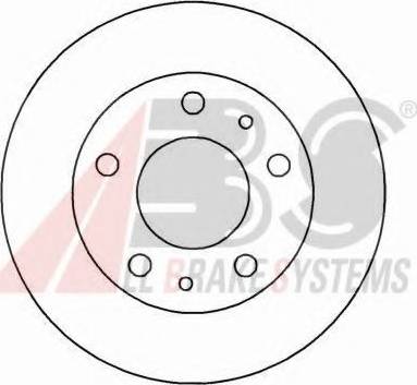 A.B.S. 16292 OE - Disque de frein cwaw.fr