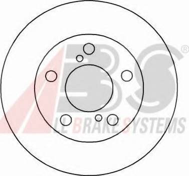 A.B.S. 16552 OE - Disque de frein cwaw.fr